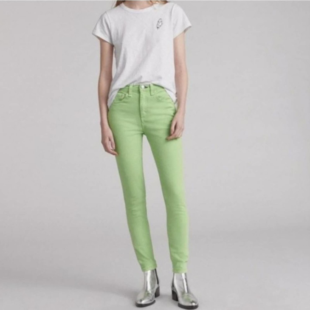 RAG & Bone‎ Lime high rise skinny jeans size 24, 26 new!!!